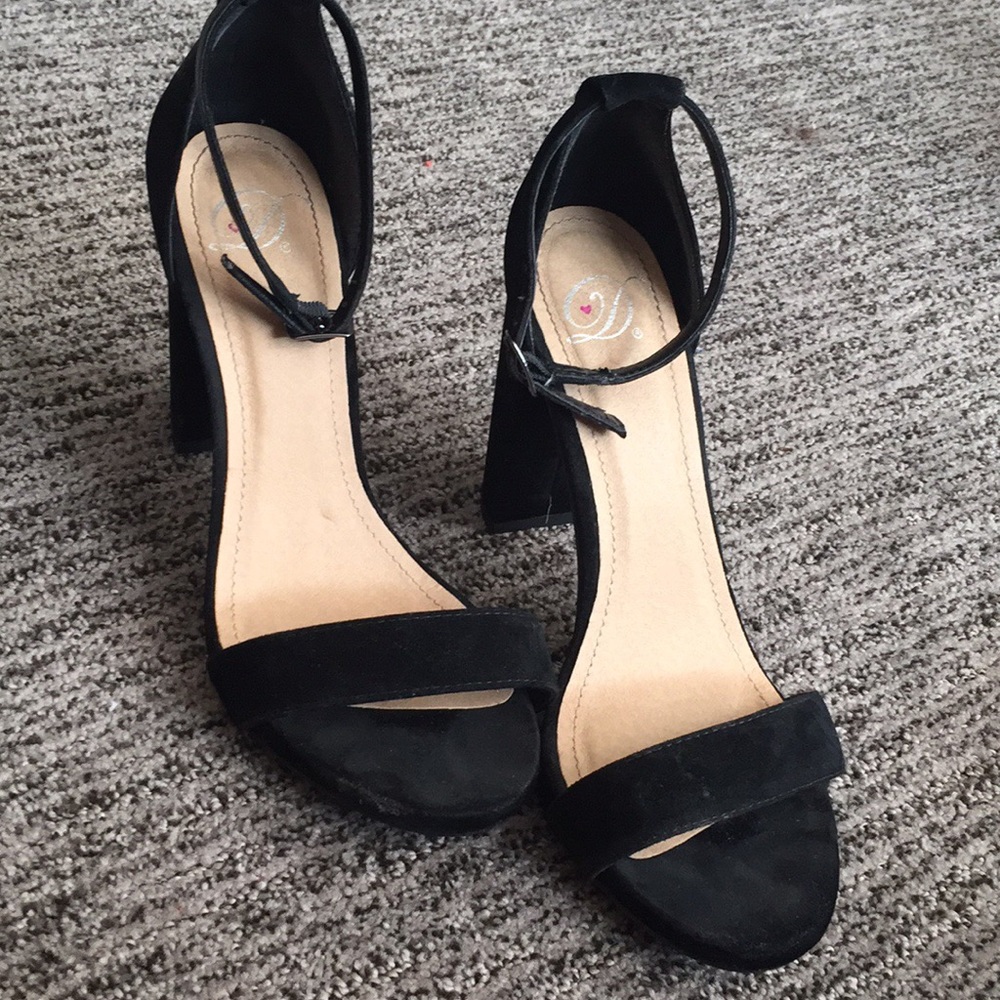 Black heels